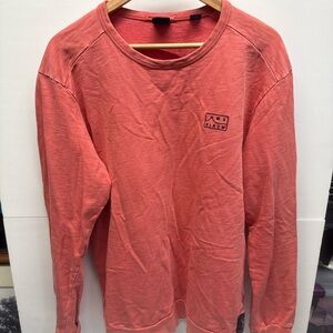 Scotch & Soda Coral Long-Sleeve Crewneck Sweatshirt